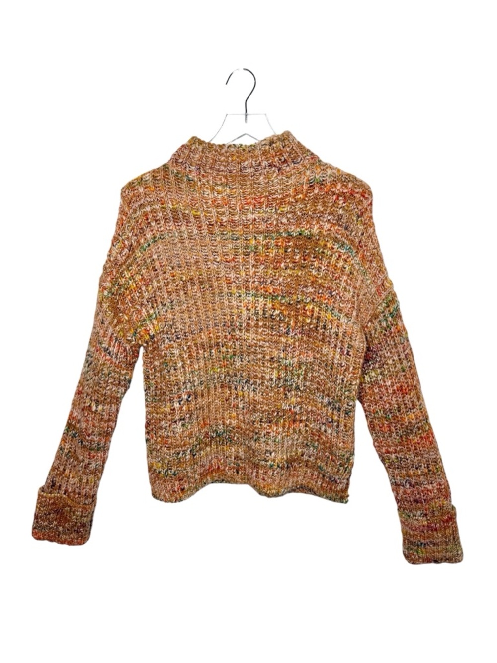 Madewell Rayner Mockneck Marled Chunky Oversized Women’s Sweater Sz S